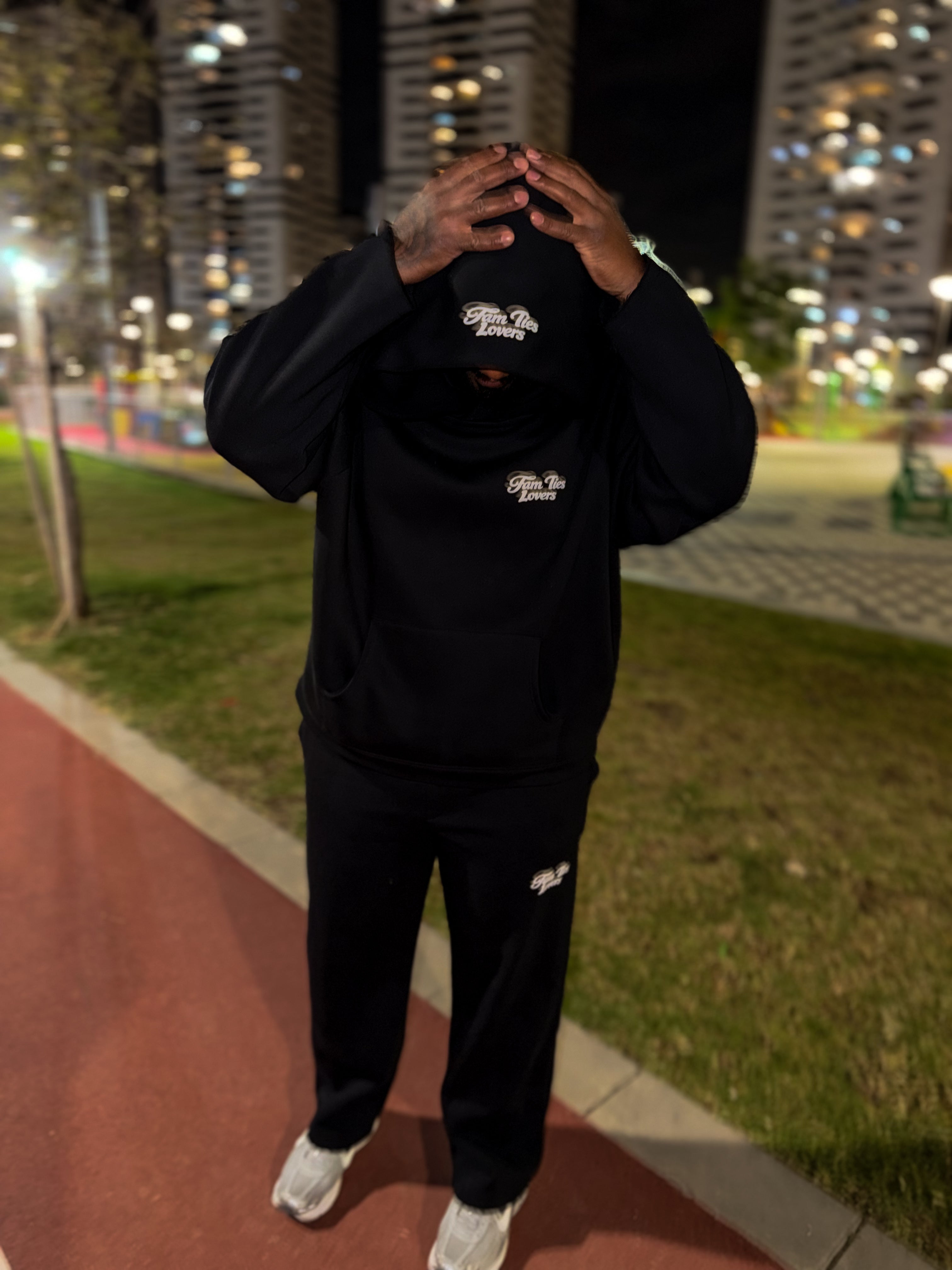 Oversized Tracksuit Rich Black