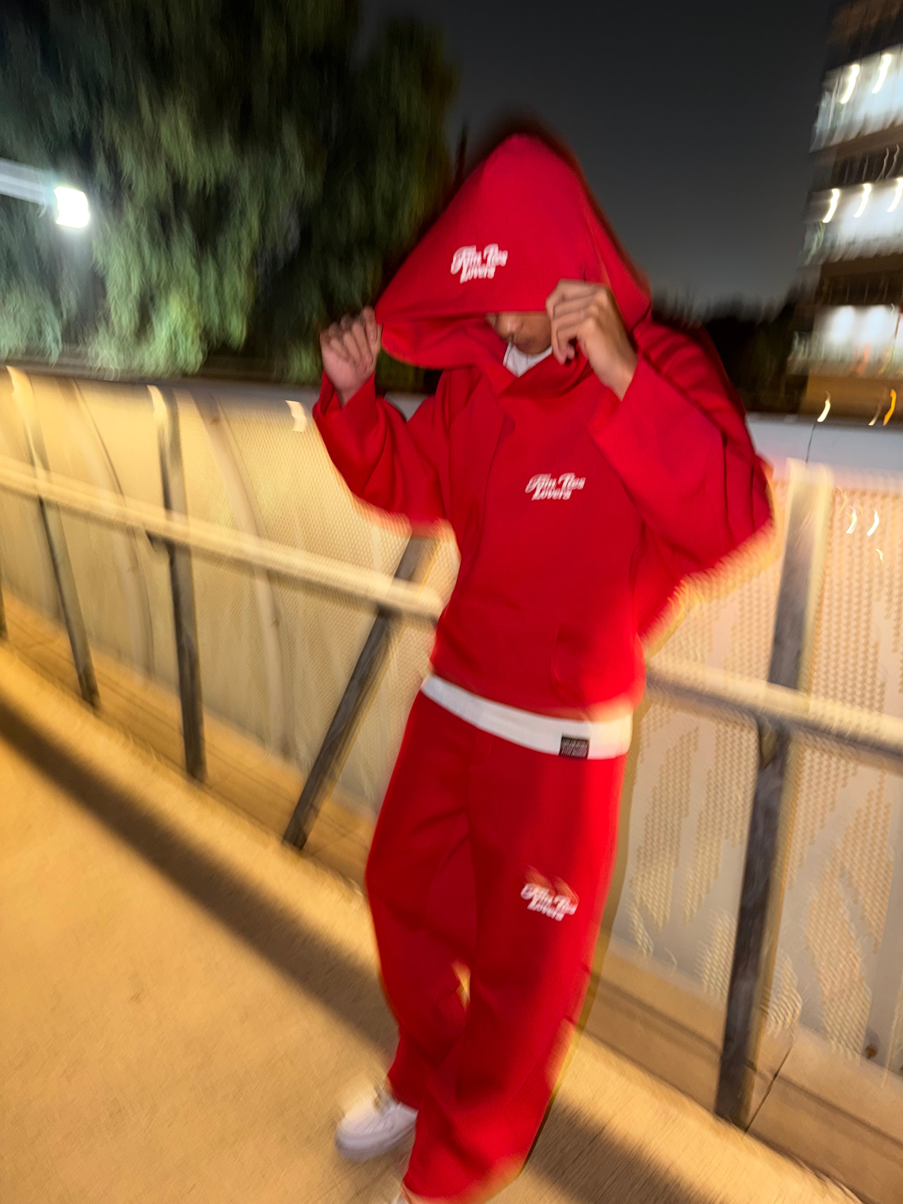 Oversized Tracksuit Valentine Red