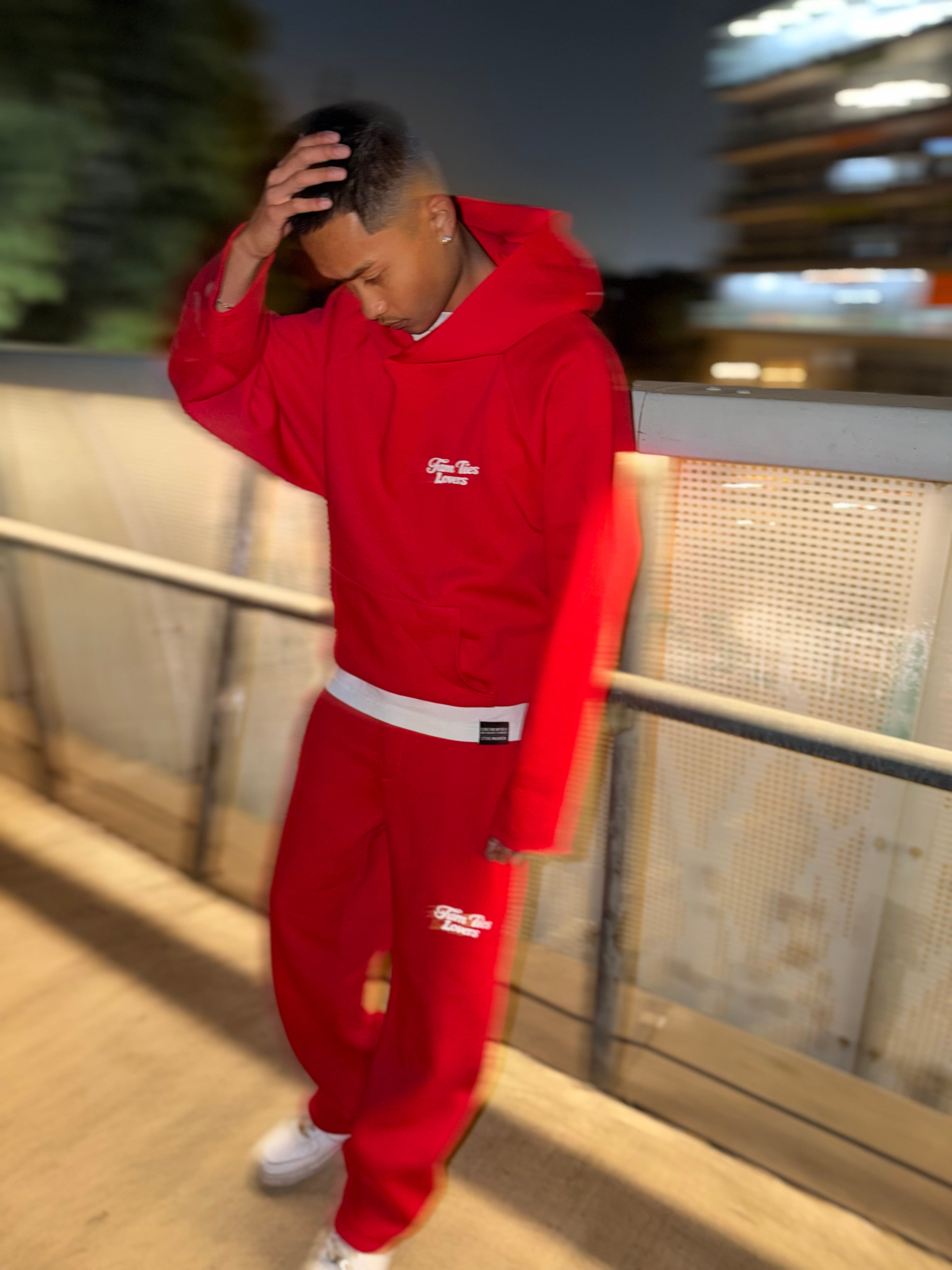 Oversized Tracksuit Valentine Red